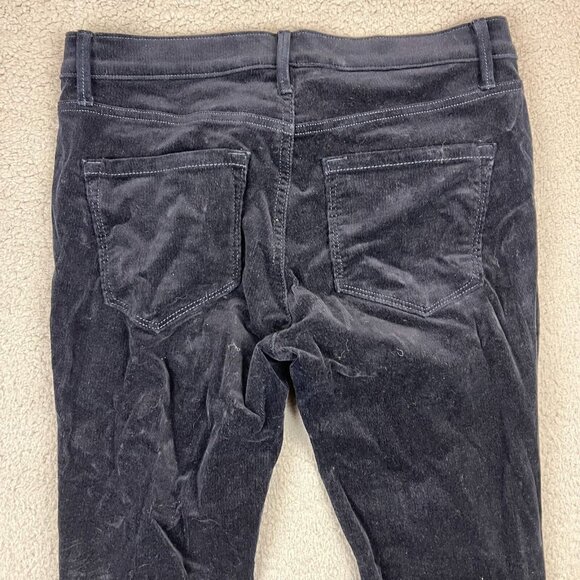 Ann Taylor LOFT Navy Blue Modern Skinny Modern Very Fine Wale Corduroy Size 28/6 - Picture 10 of 13